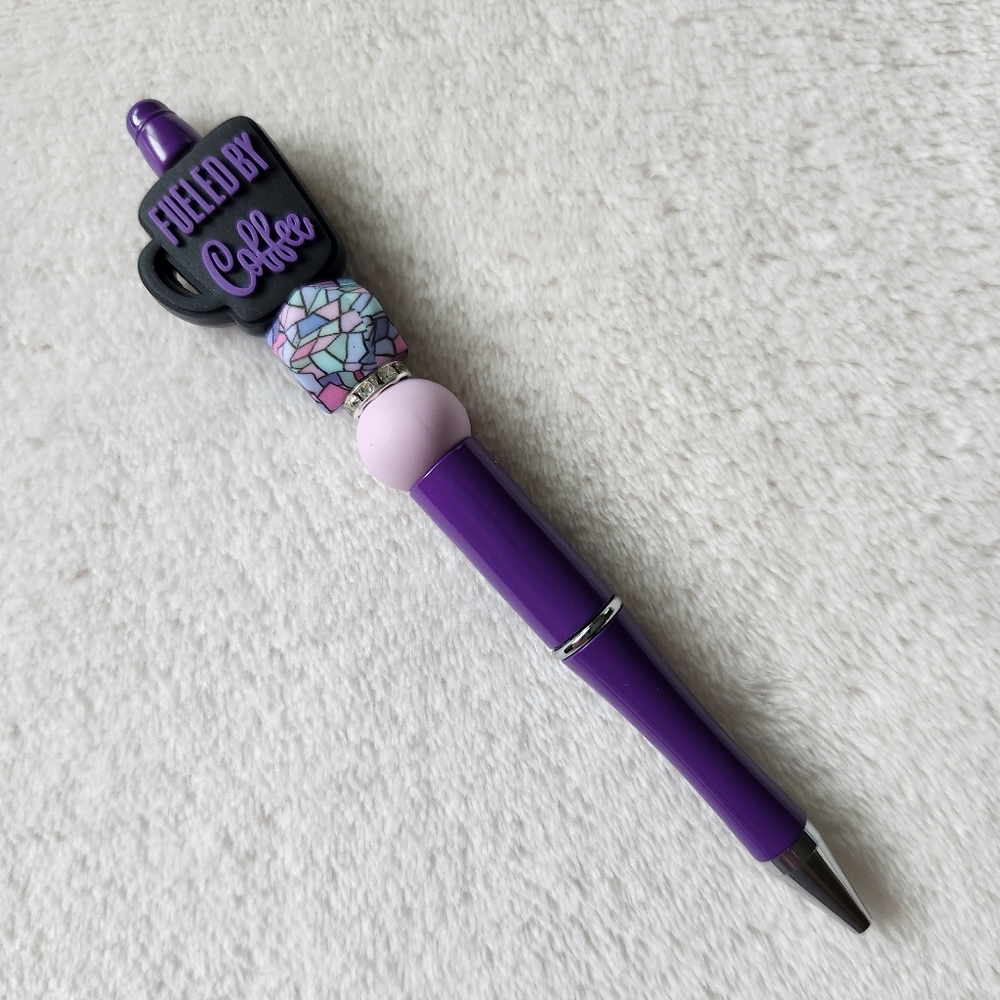Purple Fueled by Coffee Pen